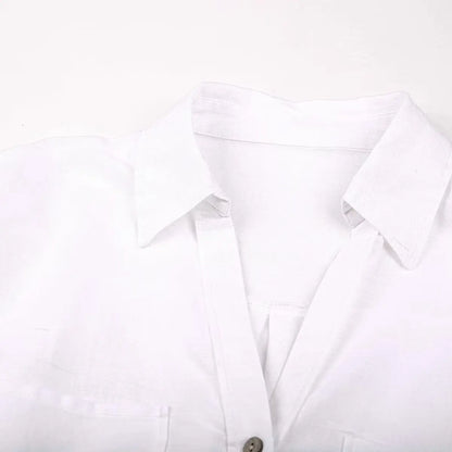Linen Shirt Women&