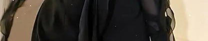 Black Dresses Women Sexy Hollow Out Female Casual Temperament New Spring Off Shoulder Korean Style Solid Hotsweet Empire Fashion