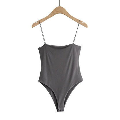 BRADELY MICHELLE 2022 Summer Women Rompers Slim Underwear Waist Camisole Sleeveless Tops Bodysuits Streetwear Jumpsuits