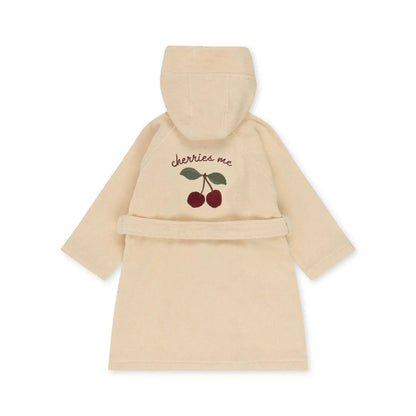 2024 KS Kids Cute Lemon Bathrobe Boys Girl Pajamas Toddler Clothing Children Soft Bath Robe Nightgown Teenager Towels 1-12 Years