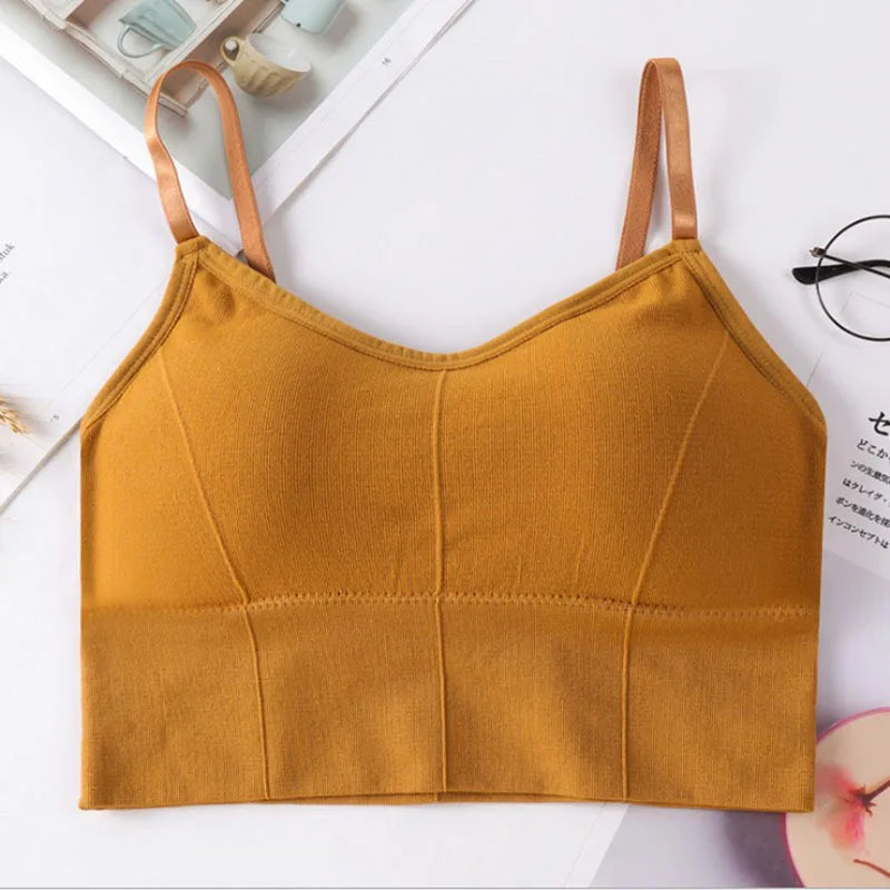 Backless Sportswear Woman Gym Sports Bra Seamless Womens Underwear Adjustable Shoulder Strap Inner Padded Yoga Vest Bralette