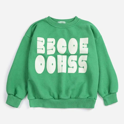 Kids Clothing 26 Boys Girls Hoodie Round Neck Plus Velvet Sweatshirt Girls Winter Clothes Boys Baby Tops Coat Child Clothing