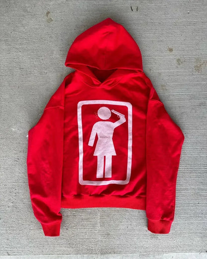 Harajuku Hoodies Women Goth Streetwear Tops Gothic Grunge Couples Sweatshirt Drolandmiller Oversized Hoodie Y2k Clothes