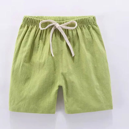 Short Pants Children Shorts for Boys Girls  Clothes Cotton Solid Breathable Summer  Casual Sports Beach Kids Shorts ElasticYoung