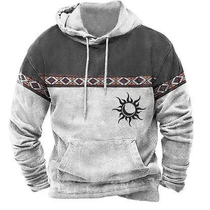 Hoodies For Men Y2k Golf Camping Casual cowboy Long Sleeve Autumn Fashion Sweatshirts 3d Printed Hooded Holiday Loose Oversized