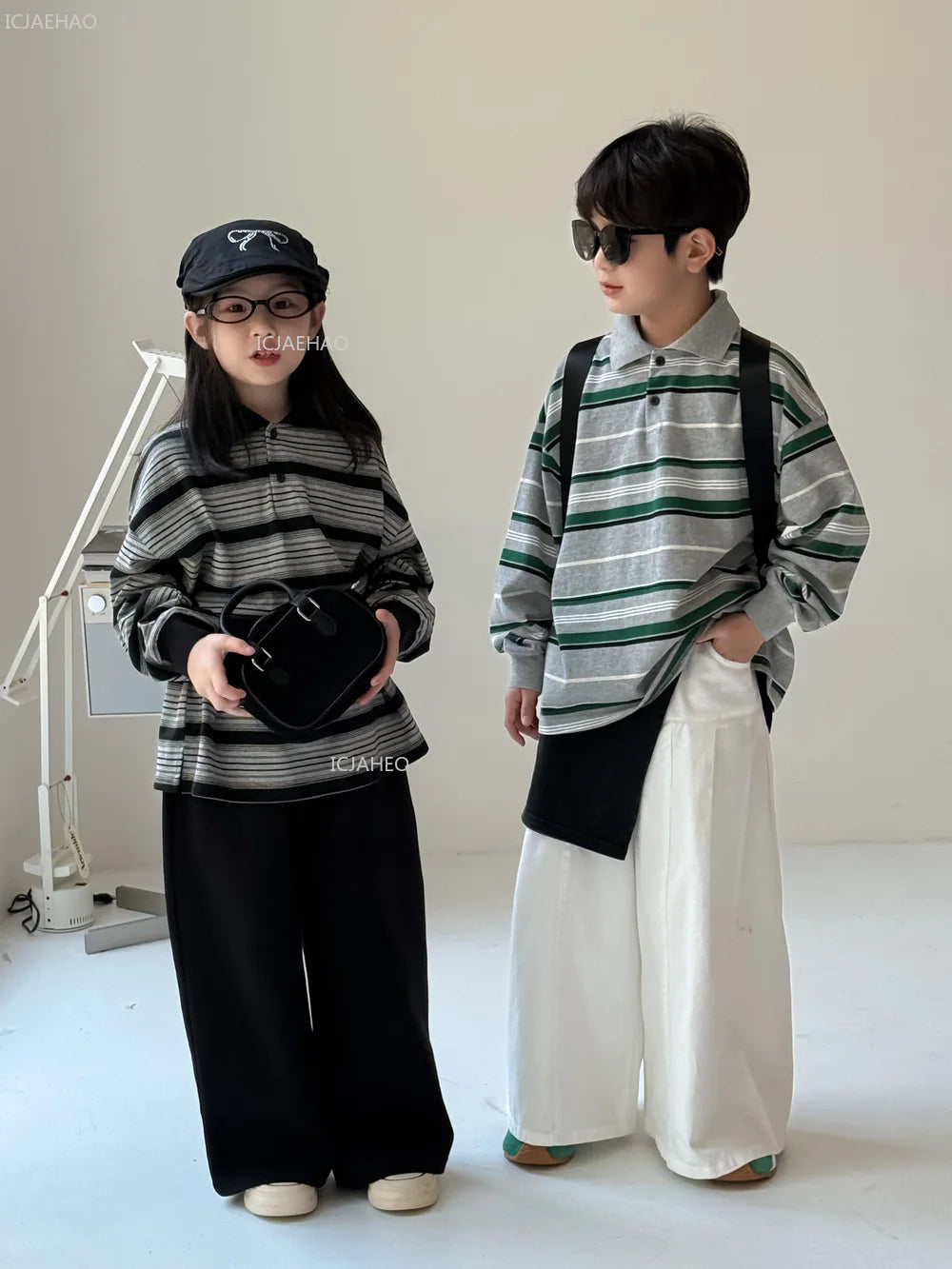 Kids Shirt Clothing Unisex Striped Long Sleeve Tops children Casual Wear Toddler Boys Girls Children Outfit  Autumn Costumes