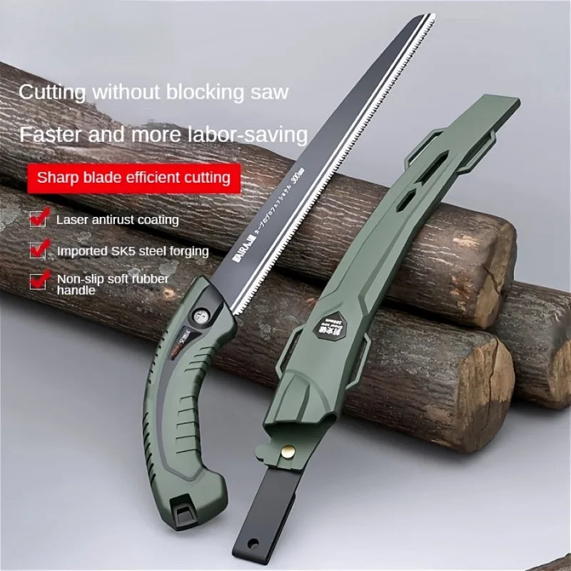 Compact Hand Saw，Sharp SK5 Steel Blade，Durable Gardening Tool，Achieve Efficient Cutting，Wood Cutting Tools，
