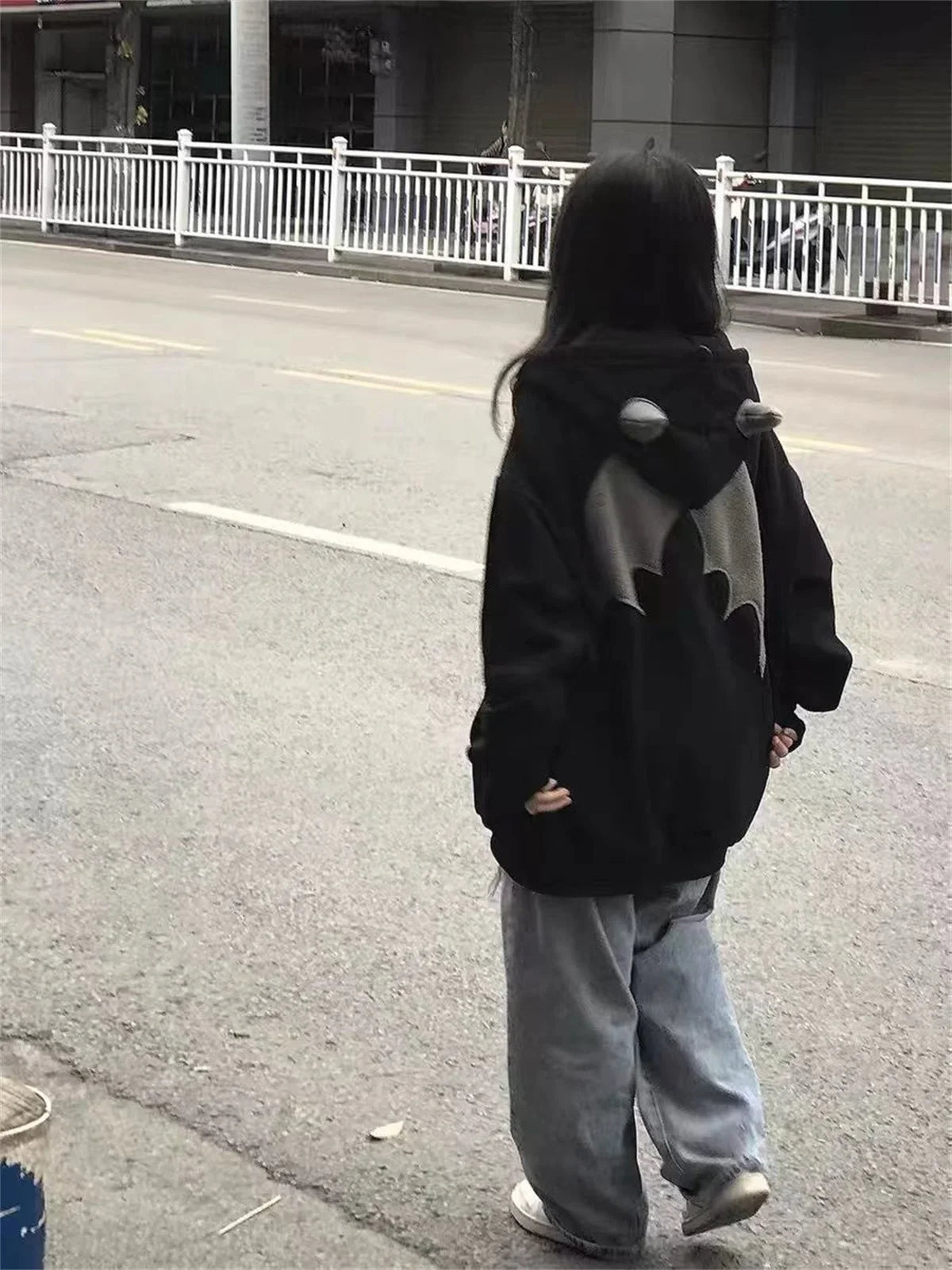 Hoodies Devil Women Men Dark Style Vintage Harajuku Hoody Zip Up Sweatshirt Hip Hop Streetwear Y2k Aesthetic Grunge Cardigan
