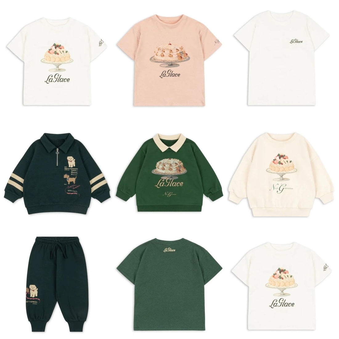 Hoodies Mother Kids 2025 New Autumn Winter Baby Boys Girls Cartoon T Shirts Hooded Sweatshirts Pants Korean Children&