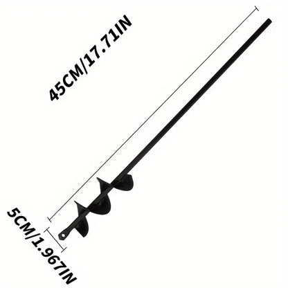 Ground Drill Bit - Detachable Spiral Rod - Garden Vegetable Loosening, Soil Planting, Seedling Transplanting Tools