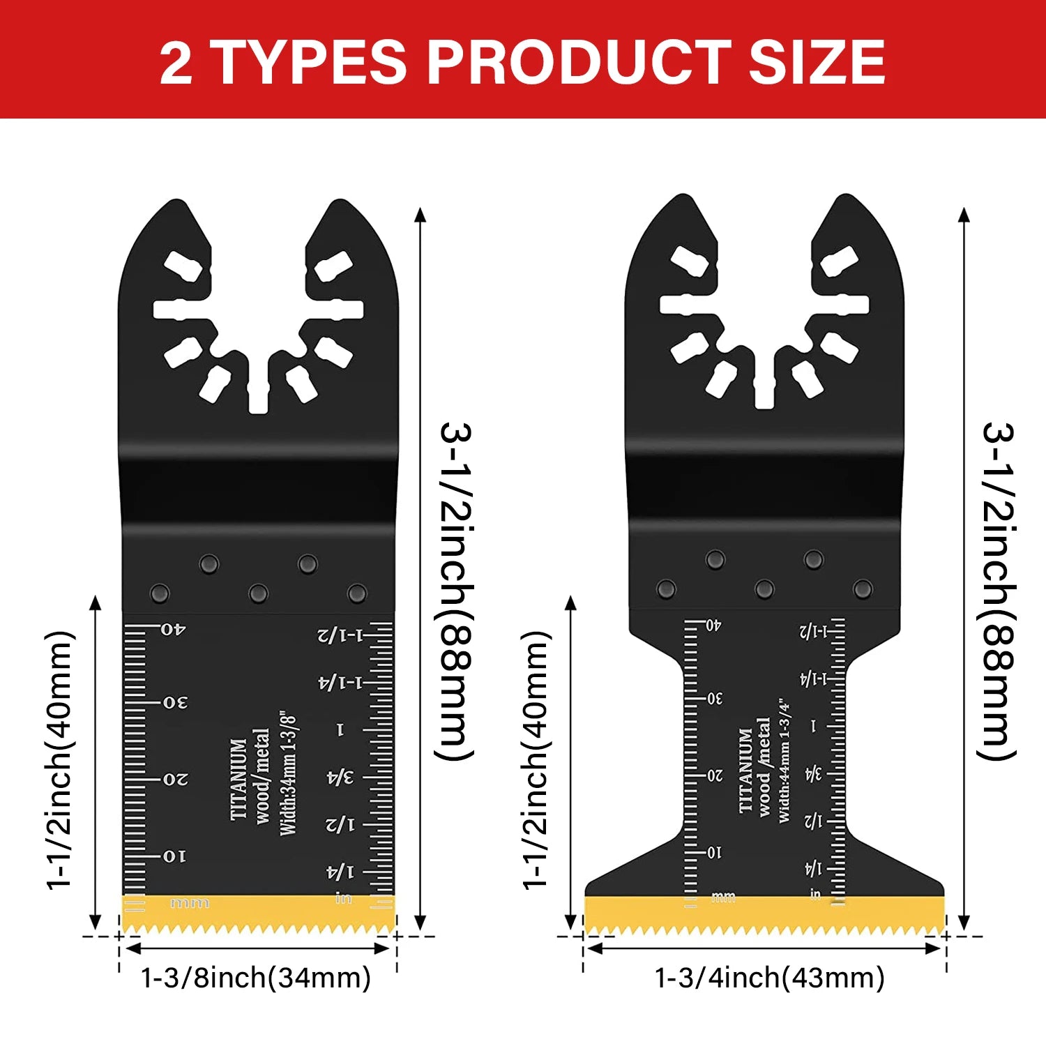 Cutting Metal,Steel Nails,Screws,Carbide Tooth Blade Oscillating Saw Blades 5pcs,Multitool Oscillating Tool Accessories