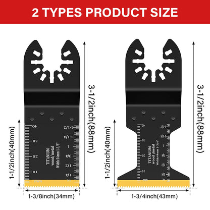Cutting Metal,Steel Nails,Screws,Carbide Tooth Blade Oscillating Saw Blades 5pcs,Multitool Oscillating Tool Accessories
