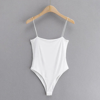 BRADELY MICHELLE 2022 Summer Women Rompers Slim Underwear Waist Camisole Sleeveless Tops Bodysuits Streetwear Jumpsuits