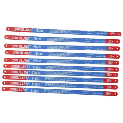 10Pcs/Set 14T/18T/24T Hacksaw Blade 300mm M35 Steel Hand Saw Blades Bi-Metal For Meat Wood Cut Hand Tool