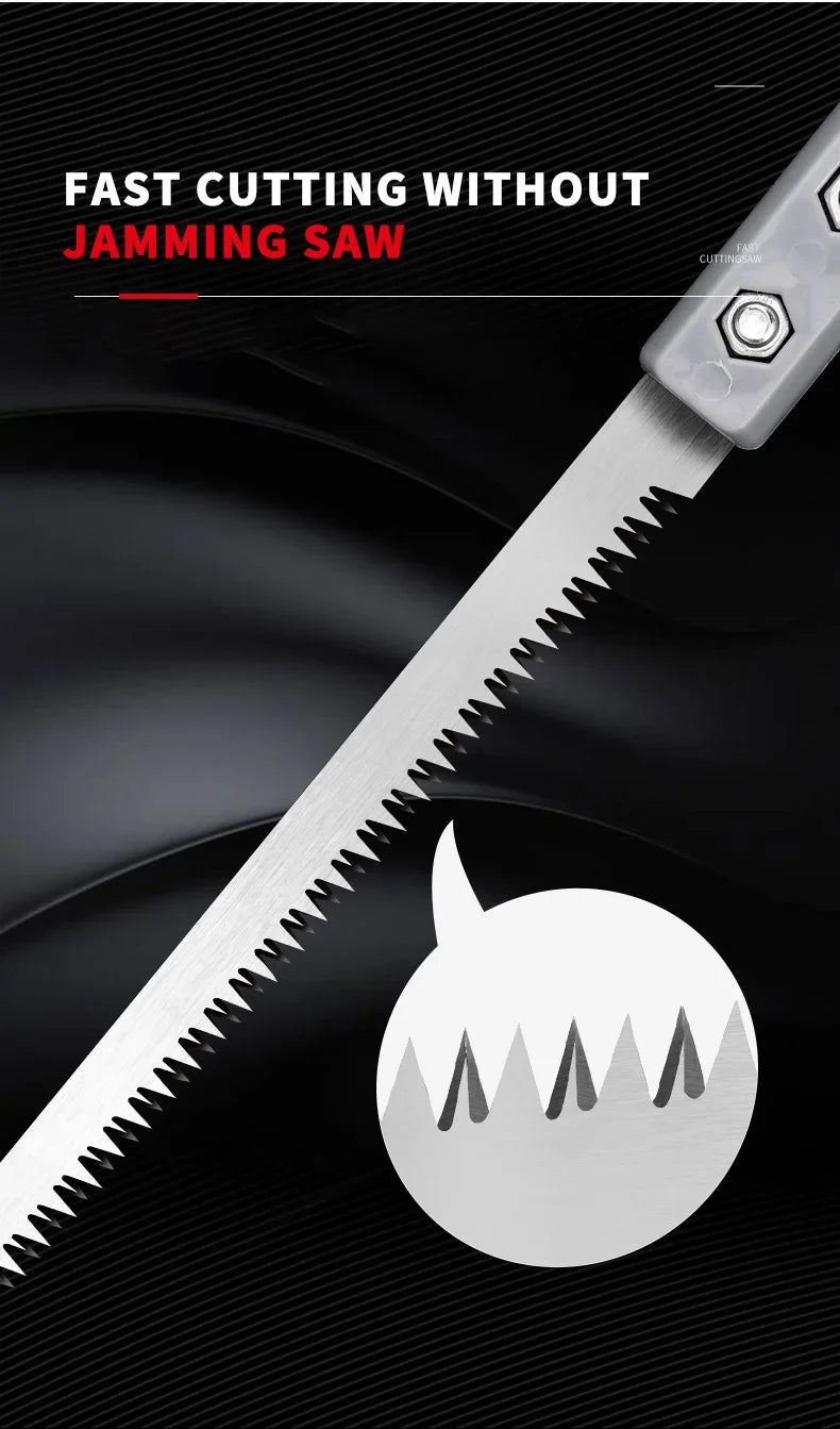 Detachable Chicken Tail Saw Garden Gardening Saw Tree Felling Fast Cutting Labor-saving Wood Working Swallow Tail Saw