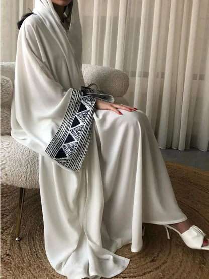 Morocco Kaftan Abayas Eid Muslim Abaya for Women Dubai Dresses Jalabiya Embroidery Ramadan Islam Vestidos Arab Long Robe 2026
